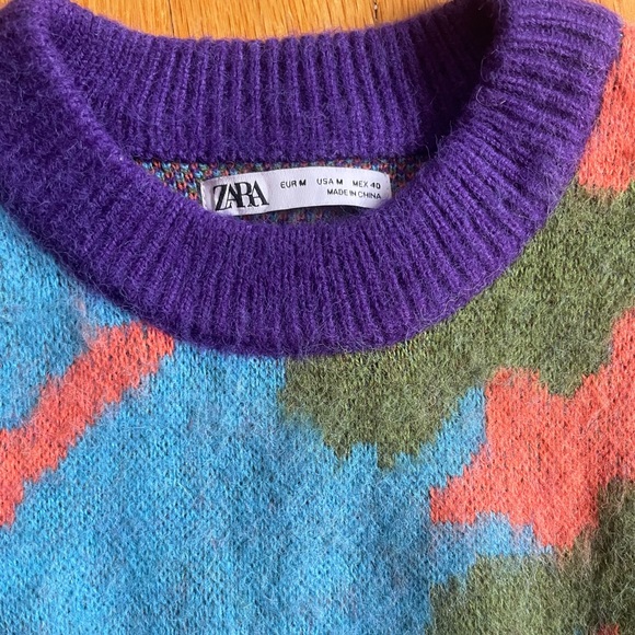 Zara psychedelic sweater - Picture 3 of 5